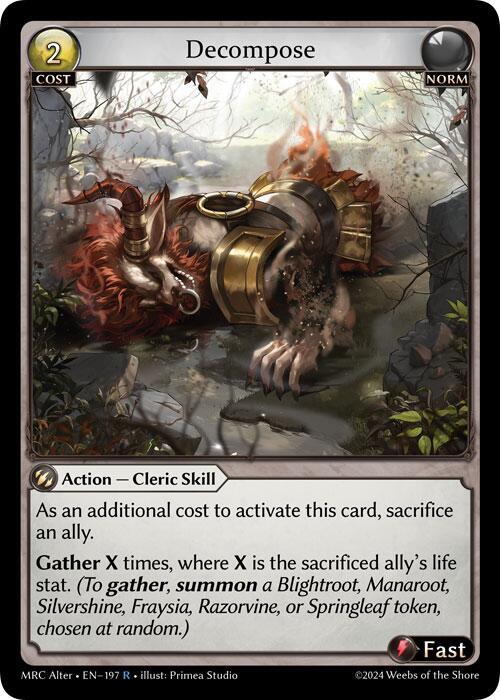 Decompose (MRC ALTER)