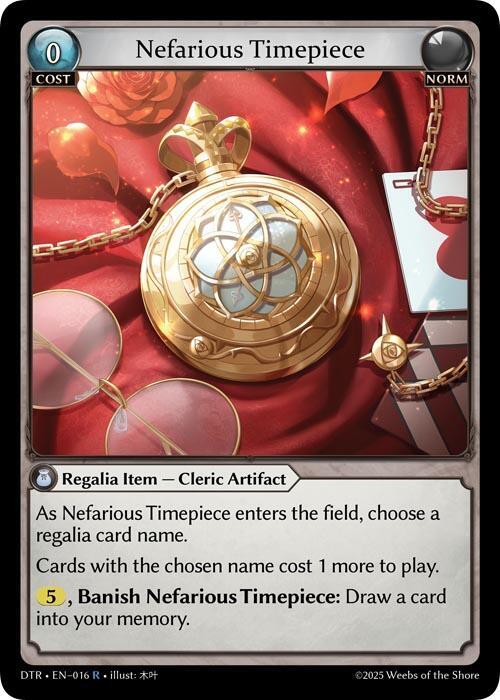 Nefarious Timepiece(1st ED DTR)
