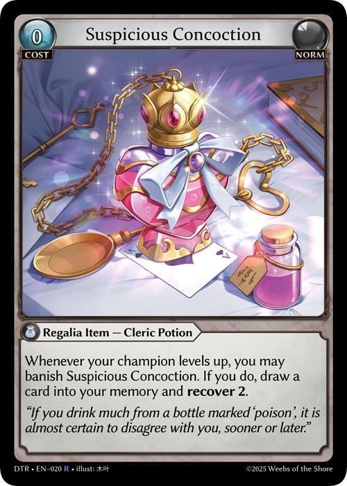Suspicious Concoction(1st ED DTR)