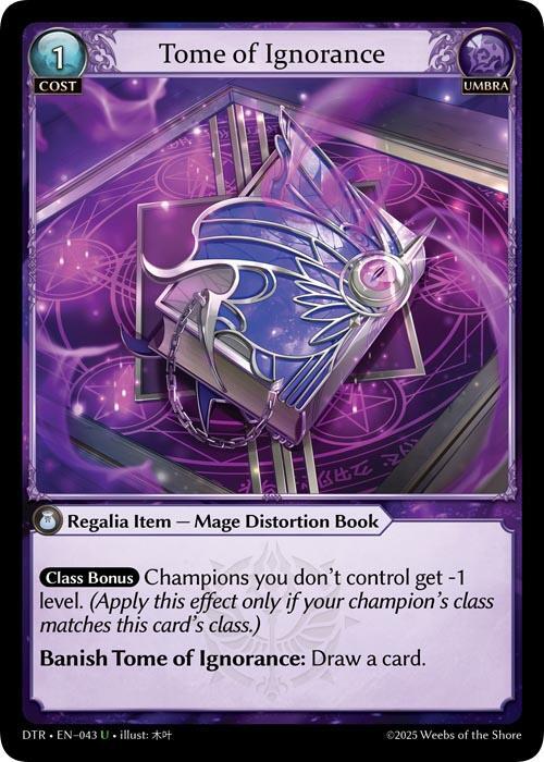 Tome of Ignorance(DTR)