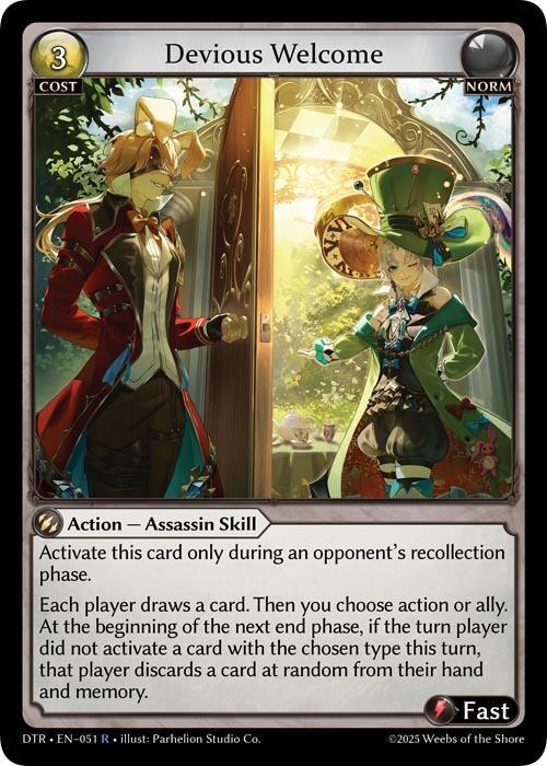 Devious Welcome(DTR)