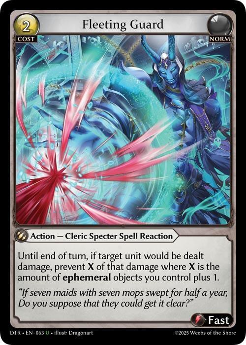 Fleeting Guard (1st ED DTR:FOIL)
