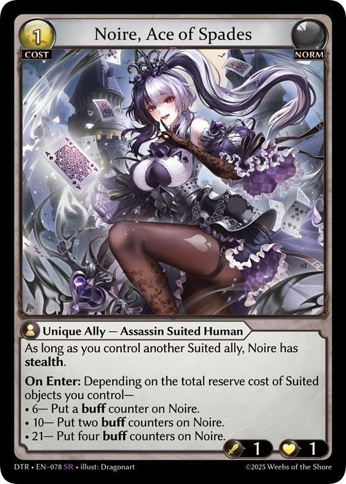 Noire, Ace of Spades(1st ED DTR)