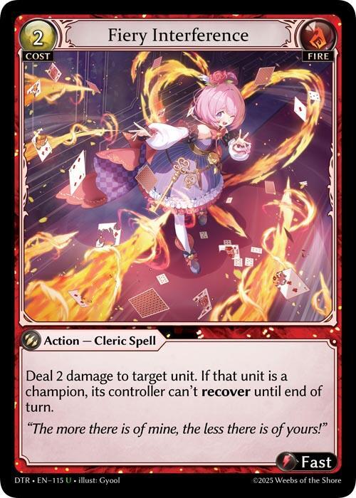 Fiery Interference(DTR)