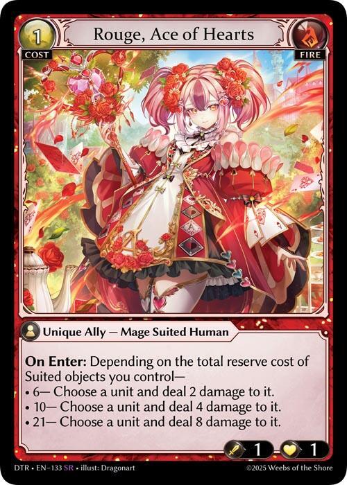 Rouge, Ace of Hearts(1st ED DTR)
