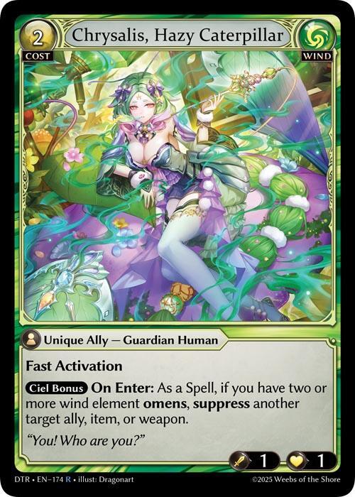 Chrysalis, Hazy Caterpillar ( DTR 1st Edition)