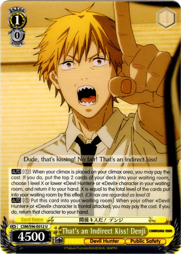 That's an Indirect Kiss, Denji