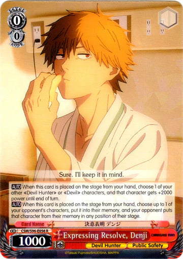 Expressing Resolve, Denji