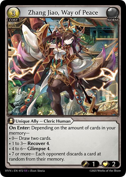 Zhang Jiao, Way of Peace - Abyssal Heaven (HVN)