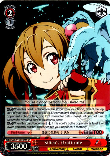 Silica's Gratitude (SR)
