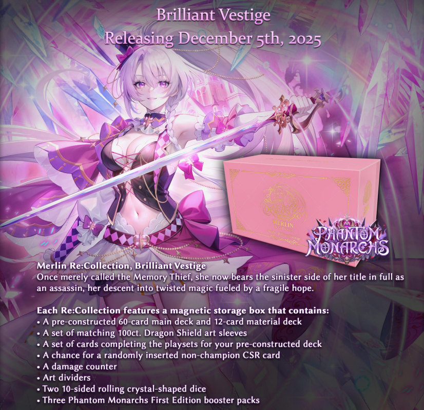 Grand Archive TCG Merlin Brillant Vestige Recollection (Preorder)