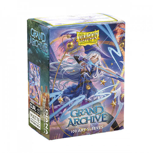 Dragon Shield - Matte Standard Size Sleeves 100pk - Grand Archive Diana, Moonpiercer