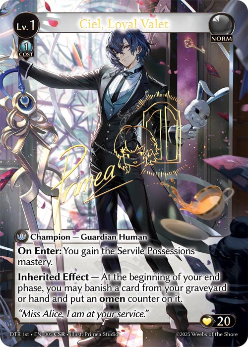 Ciel, Loyal Valet (CSR 1st Edition)