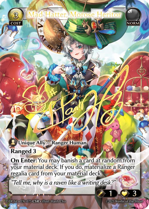 Mad Hatter, Moros Heritor (CSR DTR 1st Edition)