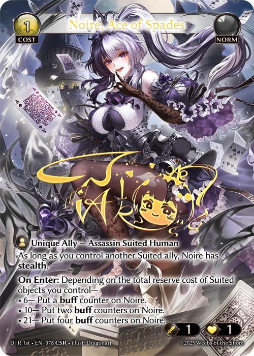 Noire, Ace of Spades (CSR DTR 1st Edition)