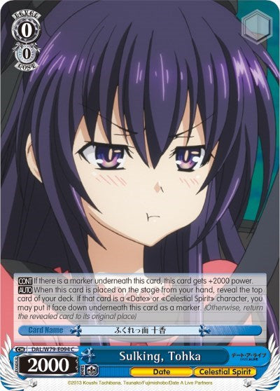 Sulking Tohka