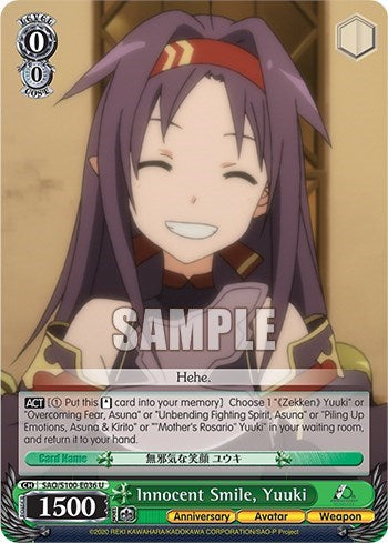 Innocent smile, Yuuki