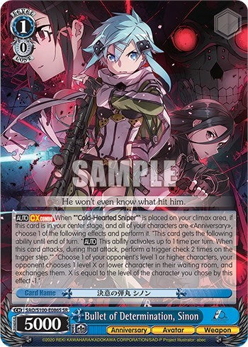 Bullet of Determination, Sinon SR