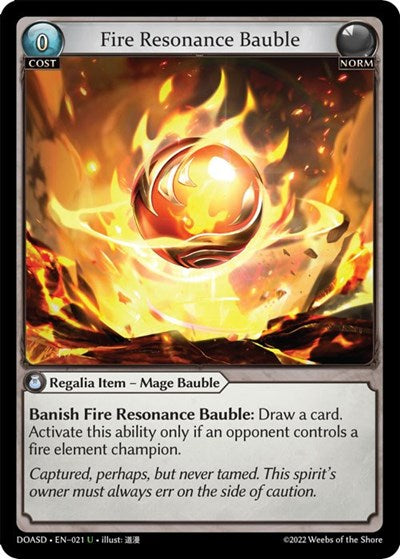 Fire Resonance Bauble ( SD)