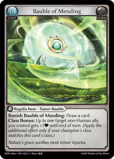 Bauble Of Mending