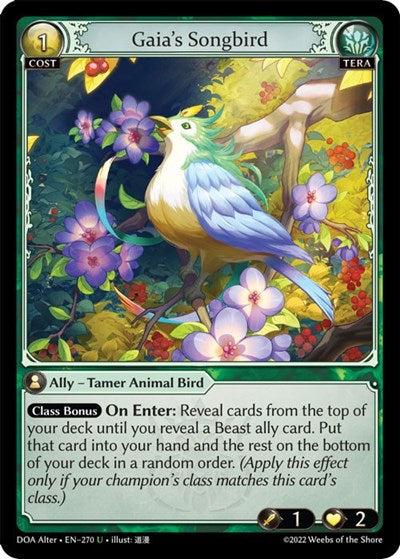 Gaia's songbird