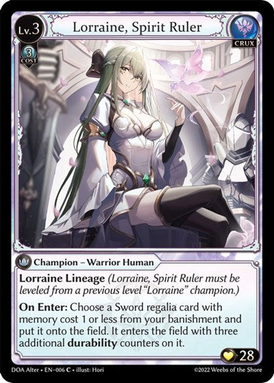 Lorraine, Spirit Ruler (Alter Edition)