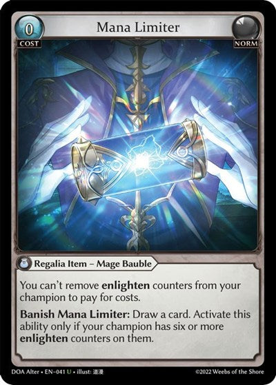 Mana Limiter (Alter Edition)