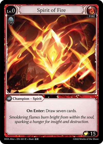 Spirit of Fire(Alter Edition)
