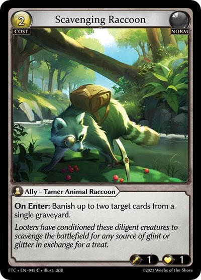 Scavenging Raccoon (FTC Foil)