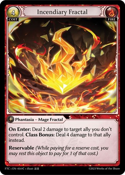Incendiary Fractal (Foil)