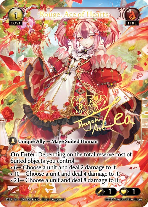 Rouge, Ace of Hearts (CSR DTR 1st Edition)