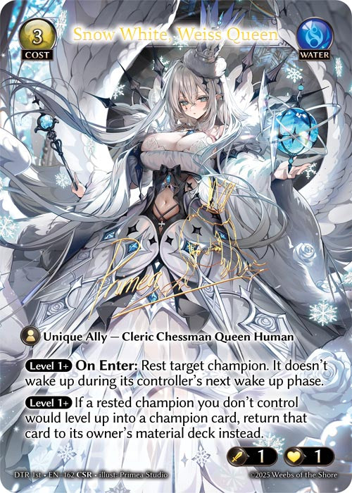 Snow White, Weiss Queen (CSR DTR 1st Edition)