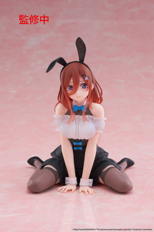 {PREORDER] The Quintessential Quintuplets 3 Desktop Cute Figure Miku Nakano (Bunny Version)