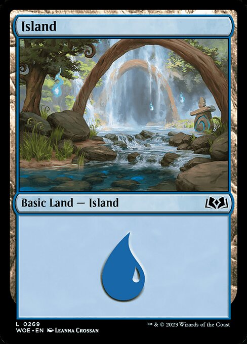 Island(#269 FOIL:WOE)